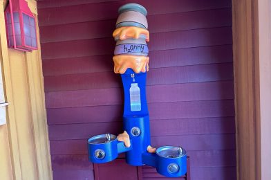 NEW Winnie the Pooh ‘H2Onny’ Water Bottle Filling Station Installed at Disneyland