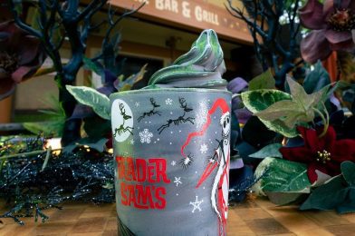 Nightmare Before Christmas Sandy Claws Cup Coming to Trader Sam’s Enchanted Tiki Bar