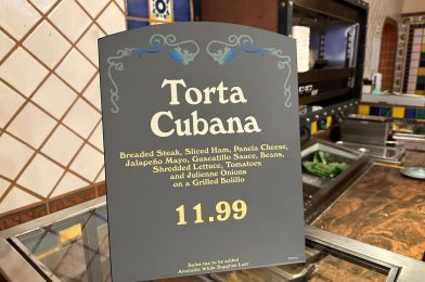 New Torta Cubana Mexican Sandwich at Rancho del Zocalo in Disneyland