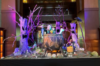 Life-Size Old Hag Confection on Display in Disney’s Grand Californian Hotel for Halloween