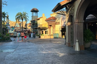 Adventureland Pavement Refurbishment Continues Filling the Gaps in Magic Kingdom