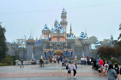 More Snow & Icicle Lights Added to Sleeping Beauty Castle, Holiday Decor in New Orleans Square