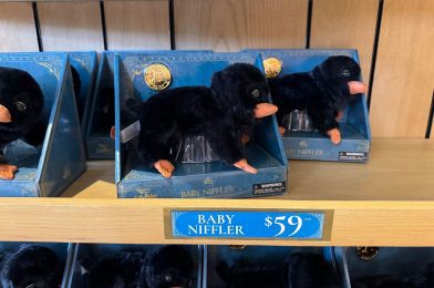 New ‘Fantastic Beasts’ Baby Niffler Shoulder Plush at Universal Orlando Resort