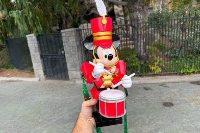 Mickey Toy Soldier Drummer Sipper Marches Into Disneyland