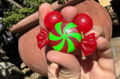 New Colors of Mickey Peppermint and Jingle Bell Glow Cubes Arrive at Disneyland Resort for 2024 Holiday Season