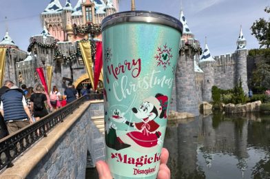 Exclusive Holiday Magic Key Travel Tumbler Returns to Disneyland Resort for 2024 Holidays