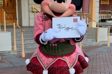 Mickey and Minnie Festive Outfits Revealed for 2024 Holidays at Disneyland