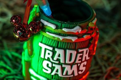 Trader Sam’s Holiday Rum Barrel Tiki Mug Now Available at Walt Disney World