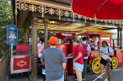 Gold Musical Rotating Popcorn Tin Returns for 2024 Holidays at Magic Kingdom