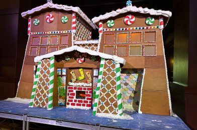 Disney’s Grand Californian 2024 Gingerbread House Under Construction