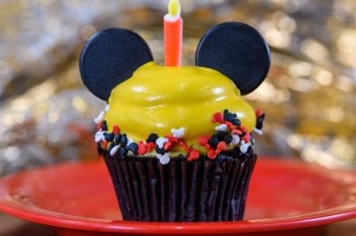 Mickey & Minnie Birthday Cupcakes and Cold Brews Available at Disneyland Today Only