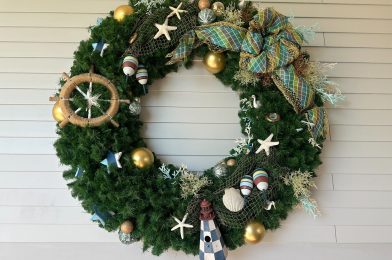 Nautical Christmas Decorations Arrive at Disney’s Beach Club Resort