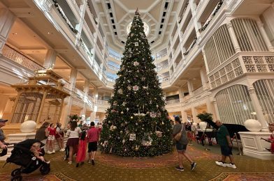 Disney’s Grand Floridian Christmas Tree Arrives for 2024 Holidays