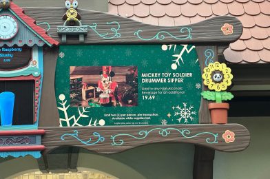 Mickey Toy Soldier Drummer Sipper Arrives at Magic Kingdom