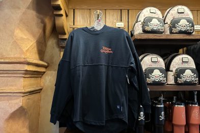 New Pirates of the Caribbean Spirit Jerseys, T-Shirt, and Figurine at Disney World