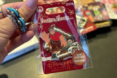 New Limited Edition Scented Mickey’s Once Upon a Christmastime Parade Pins at Walt Disney World