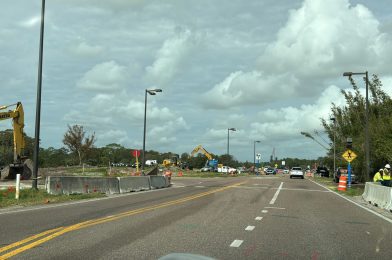 Shades of Green Sign Demolished During Ongoing Walt Disney World Roadwork