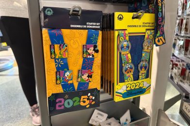 2025 Starter Pin Set Featuring Mickey and Friends